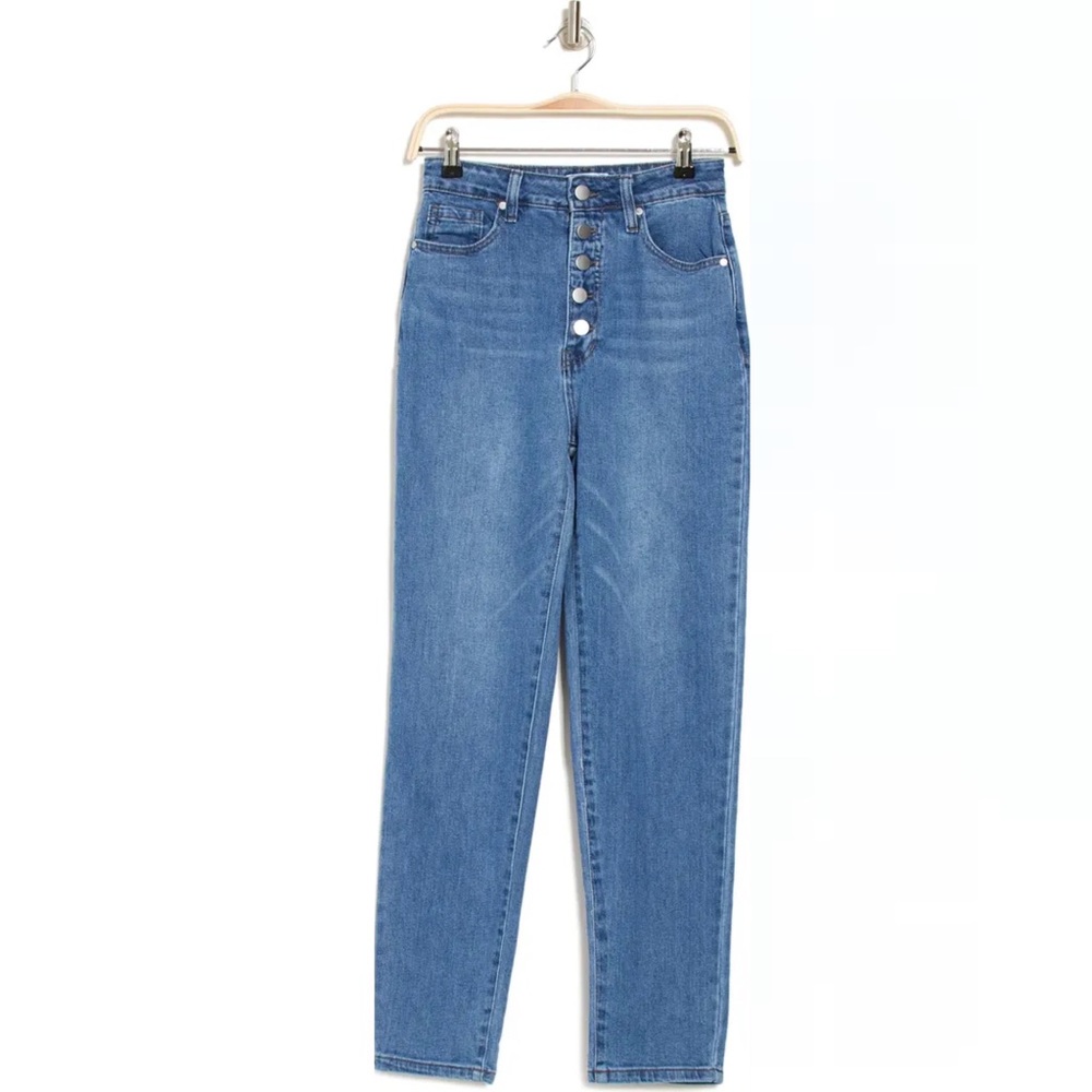Abound Button Front Denim Mom Jeans Size 32